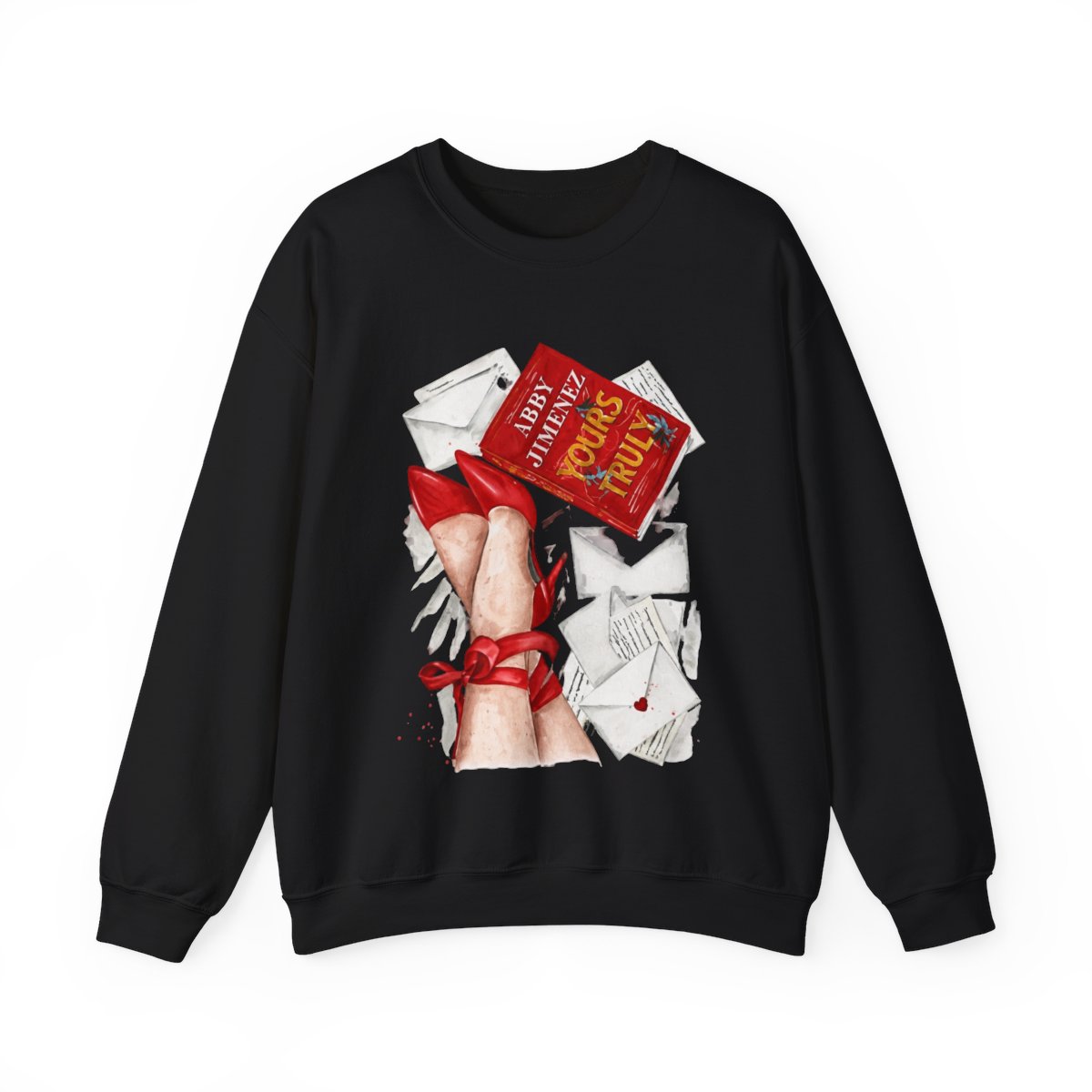 Yours Truly Book Hoodies | Abby Jimenez Book Merch | Cozy Romance Reader Pullover | skin color options